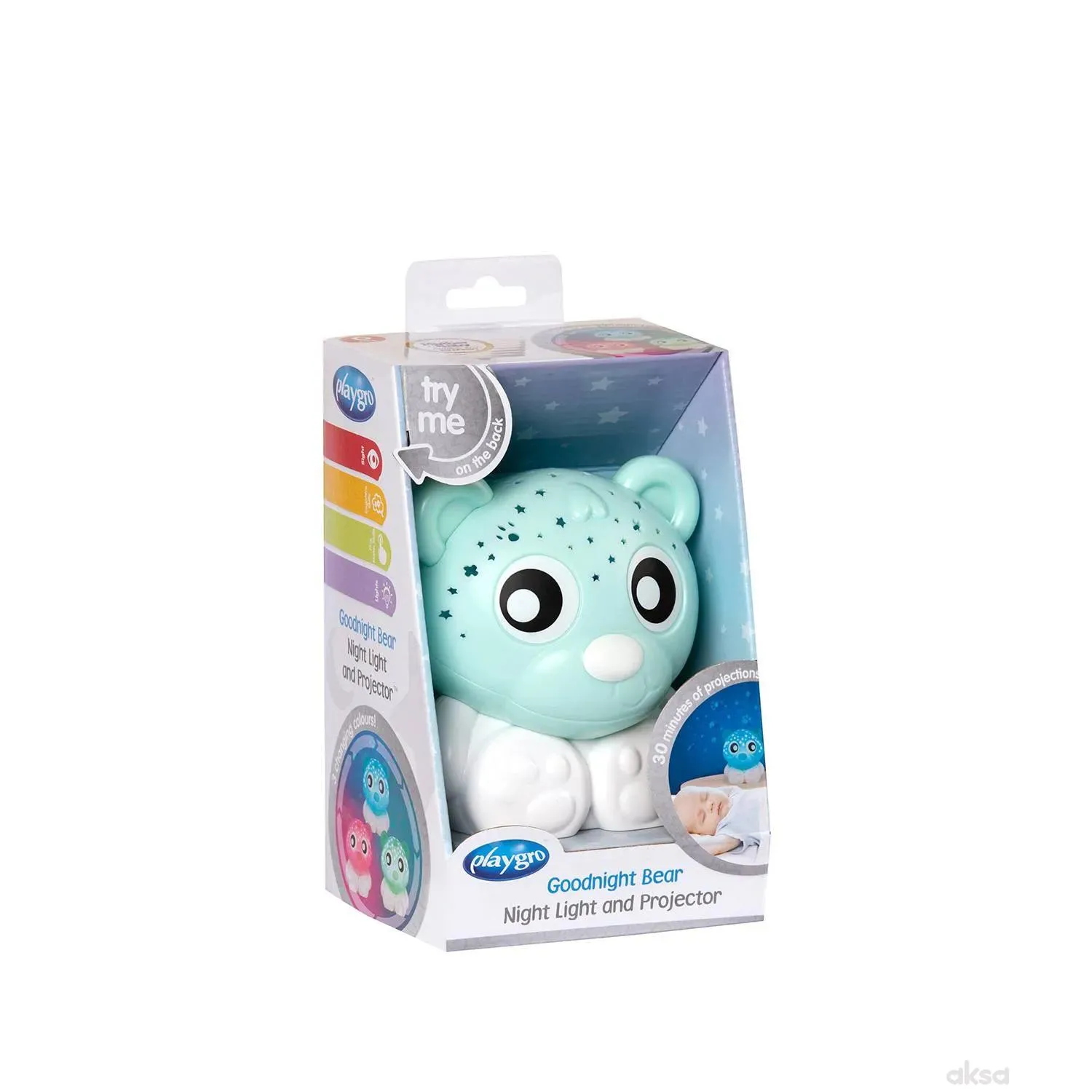 Playgro noćno <br />
svetlo-projektor meda