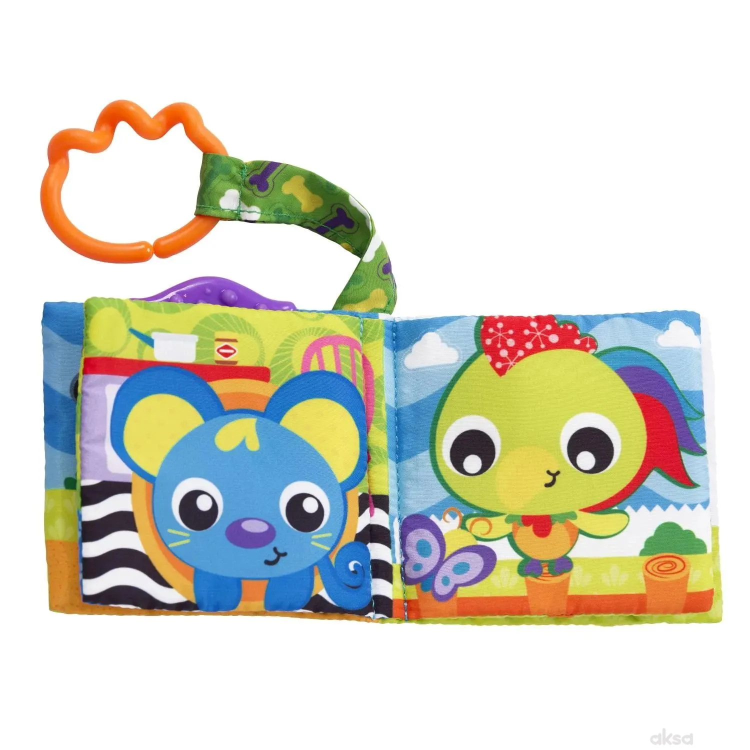 Playgro knjiga <br />
za zubiće, dan na farmi