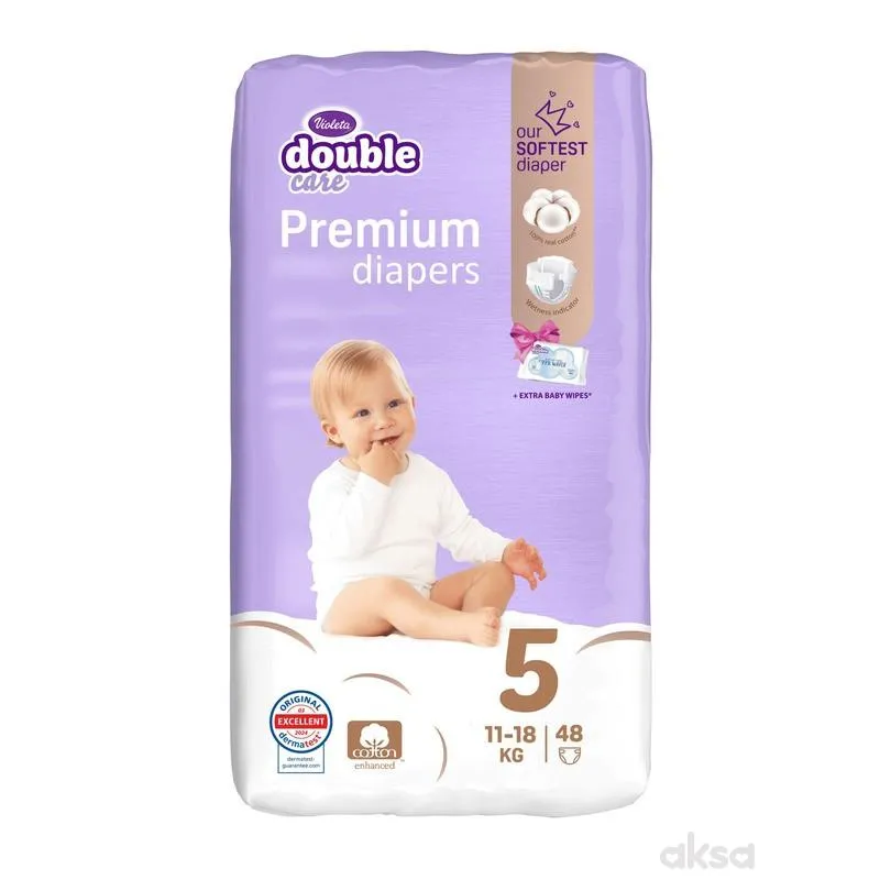 Violeta pelene DC Cotton Air Dry 5 Junior 48kom