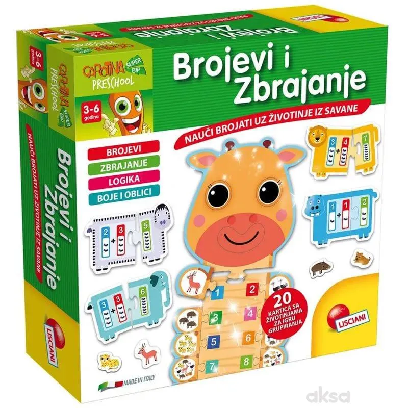 Carotina brojevi i zbrajanje