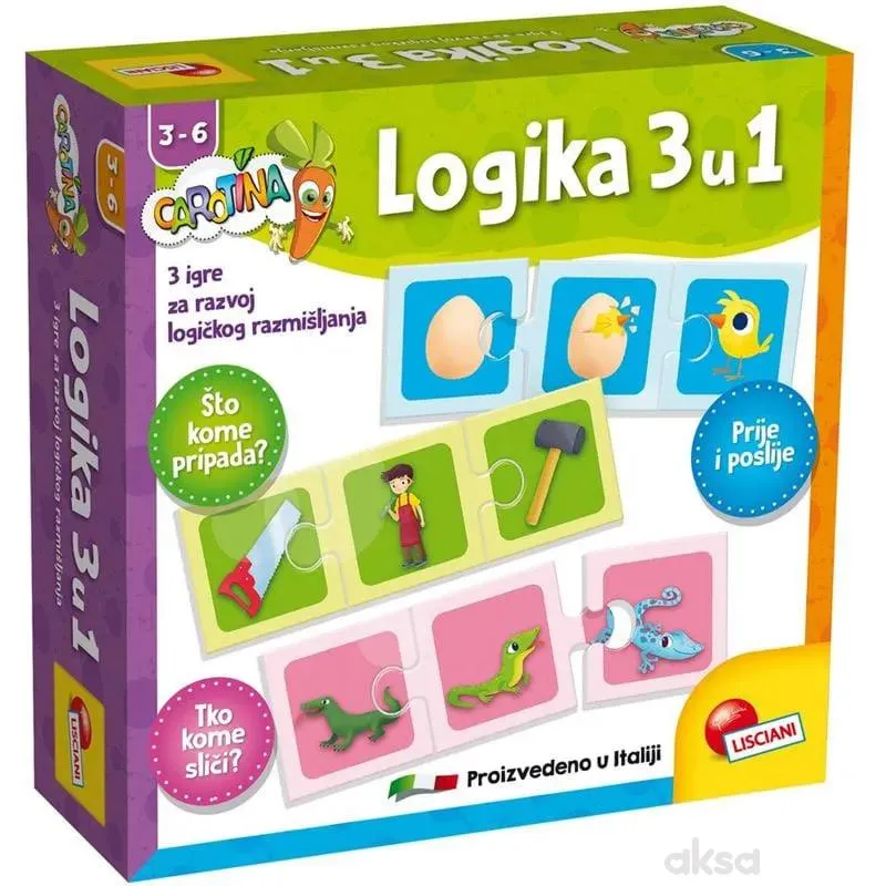 Carotina logika 3u1