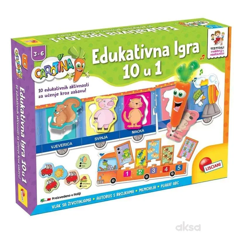Carotina edukativna igra 10 u 1
