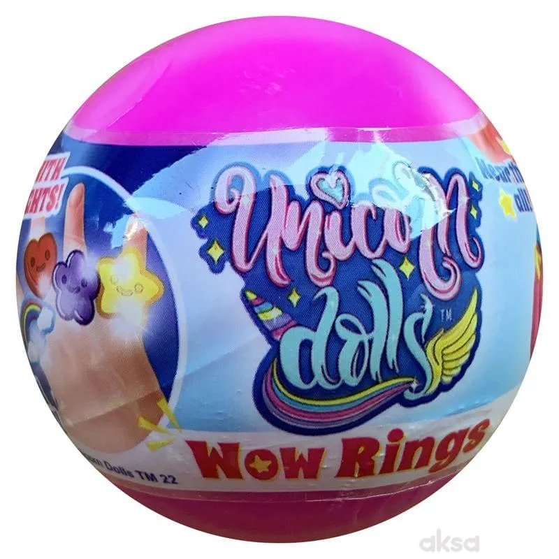 Ct unicorn dolls magični prstenovi - 50 mm kapsule 