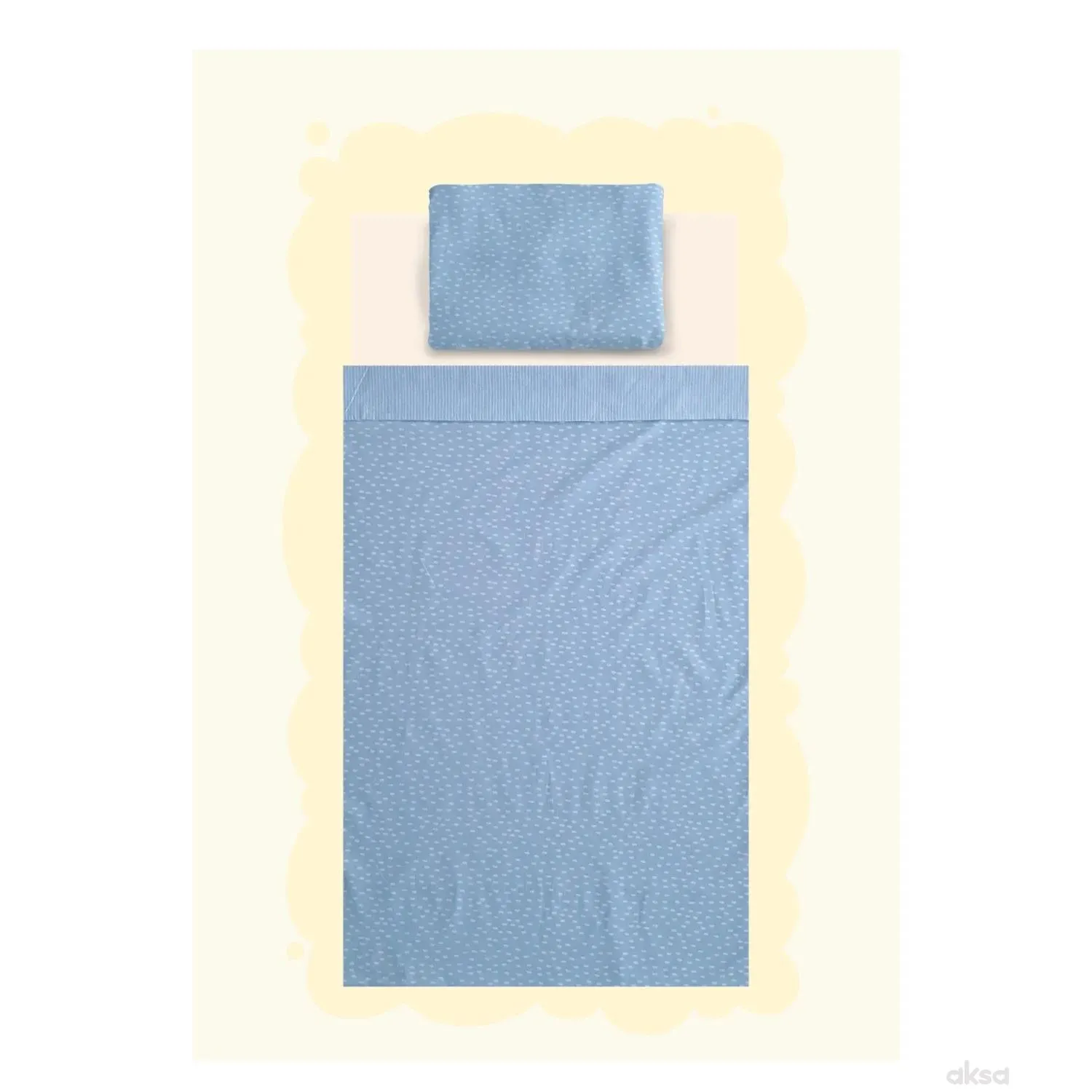 Lillo&Pippo posteljina Basic 2/1, 80x120cm