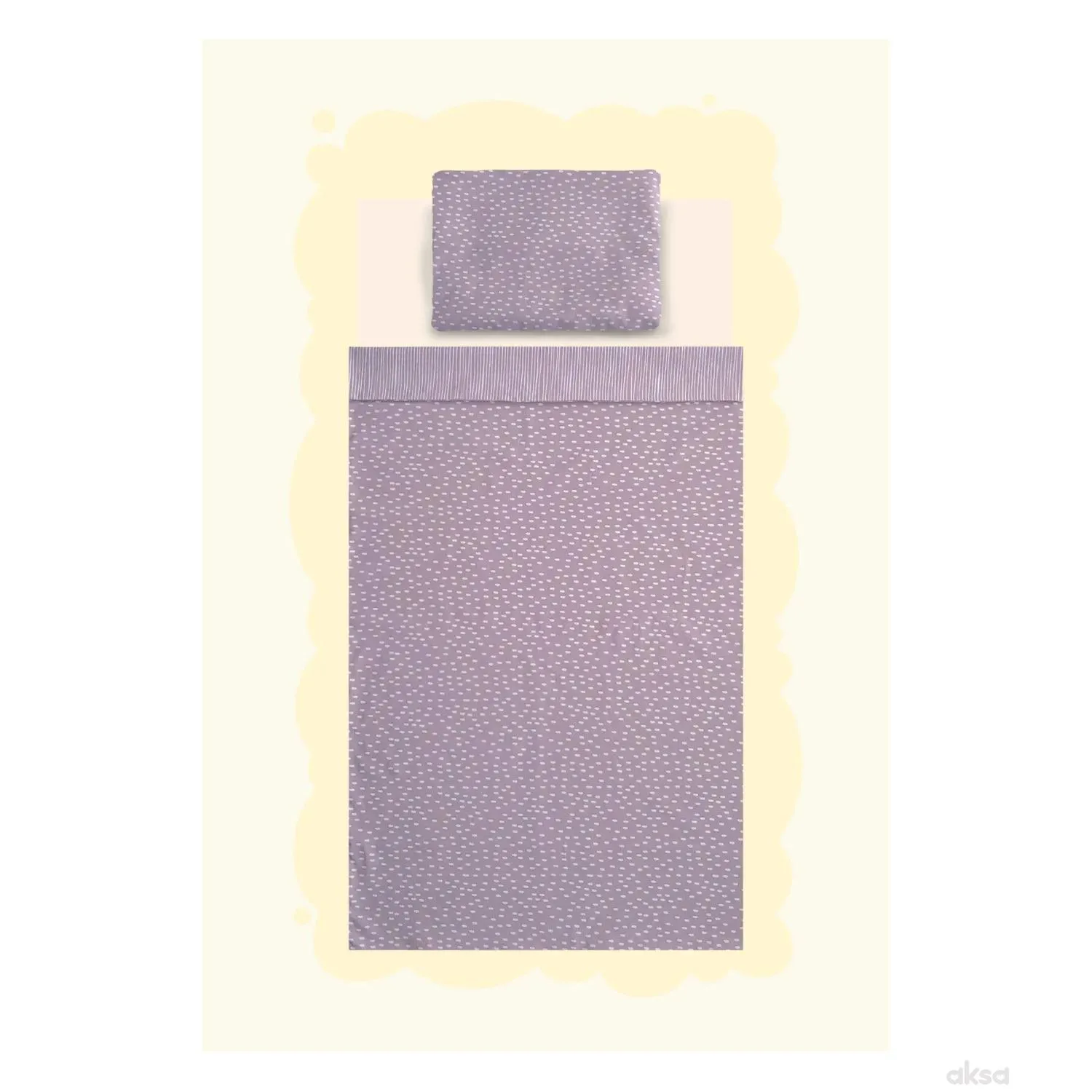 Lillo&Pippo posteljina Basic 2/1, 80x120cm