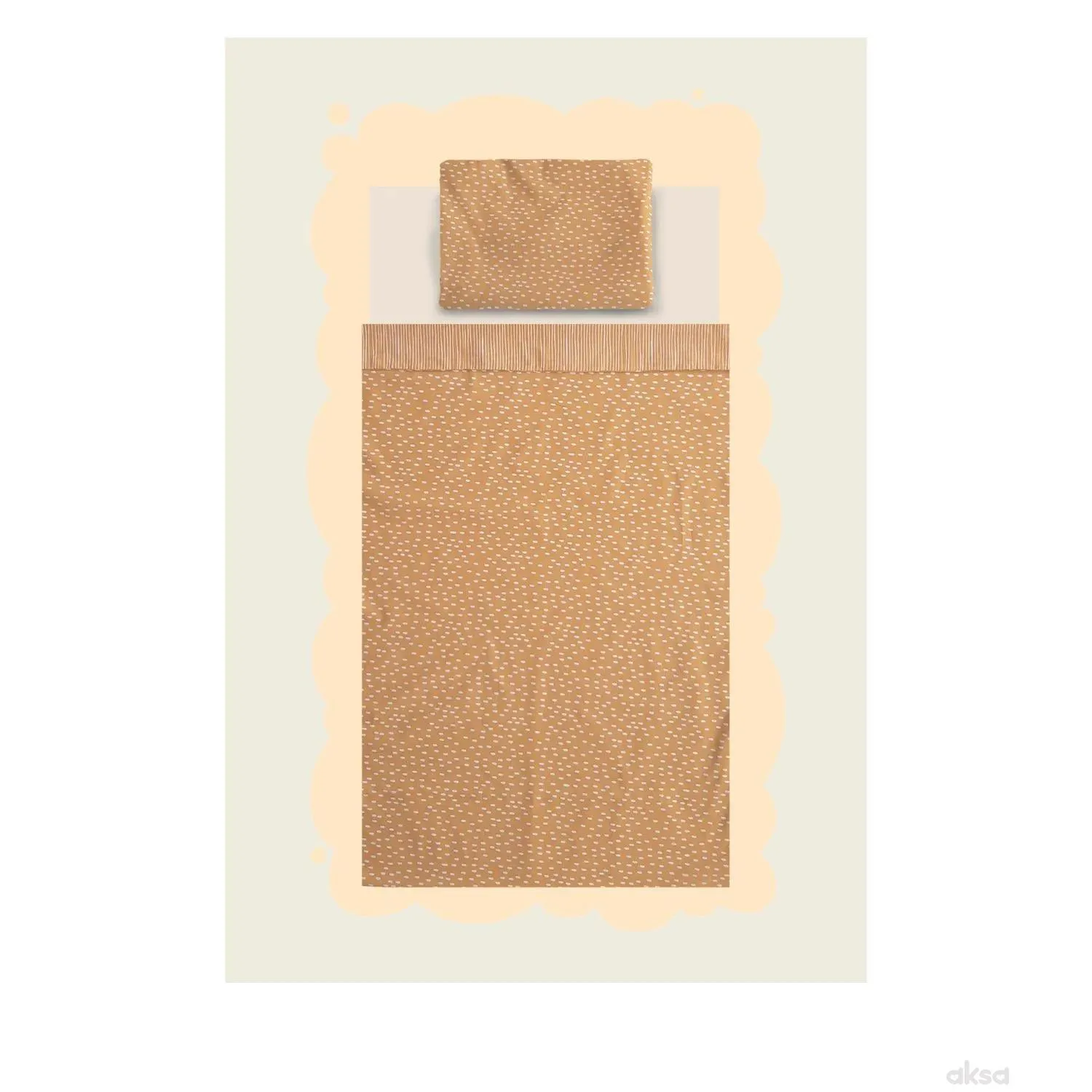Lillo&Pippo posteljina Basic 2/1, 80x120cm
