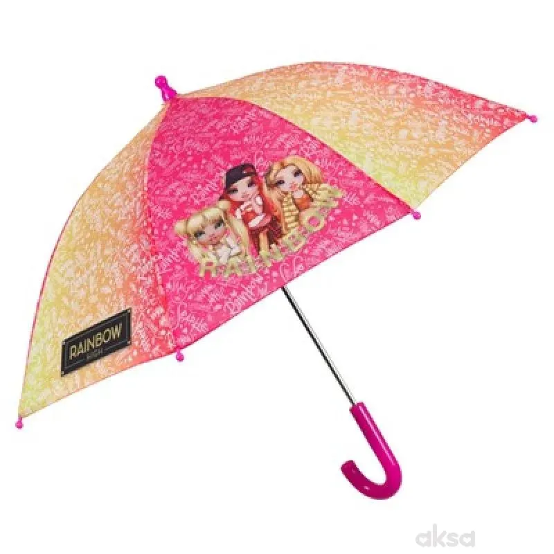 Perletti kišobran 42 cm, Rainbow high