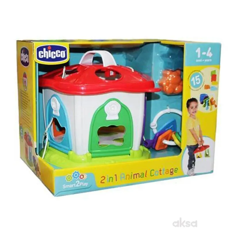 Chicco Igračka 2U1 Kućica Za Životinje