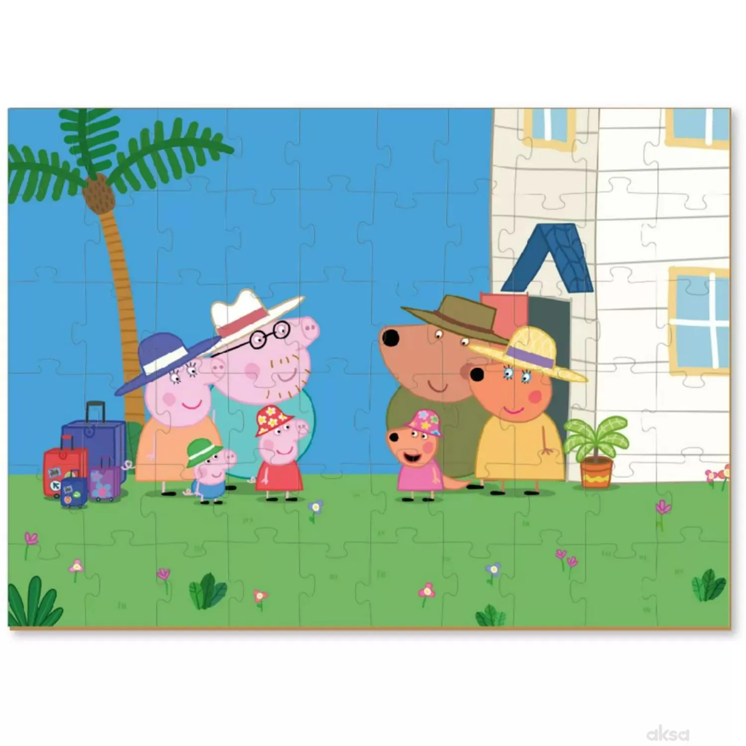 Dodo puzzle Peppa prase sa figurom, dan u prirodi