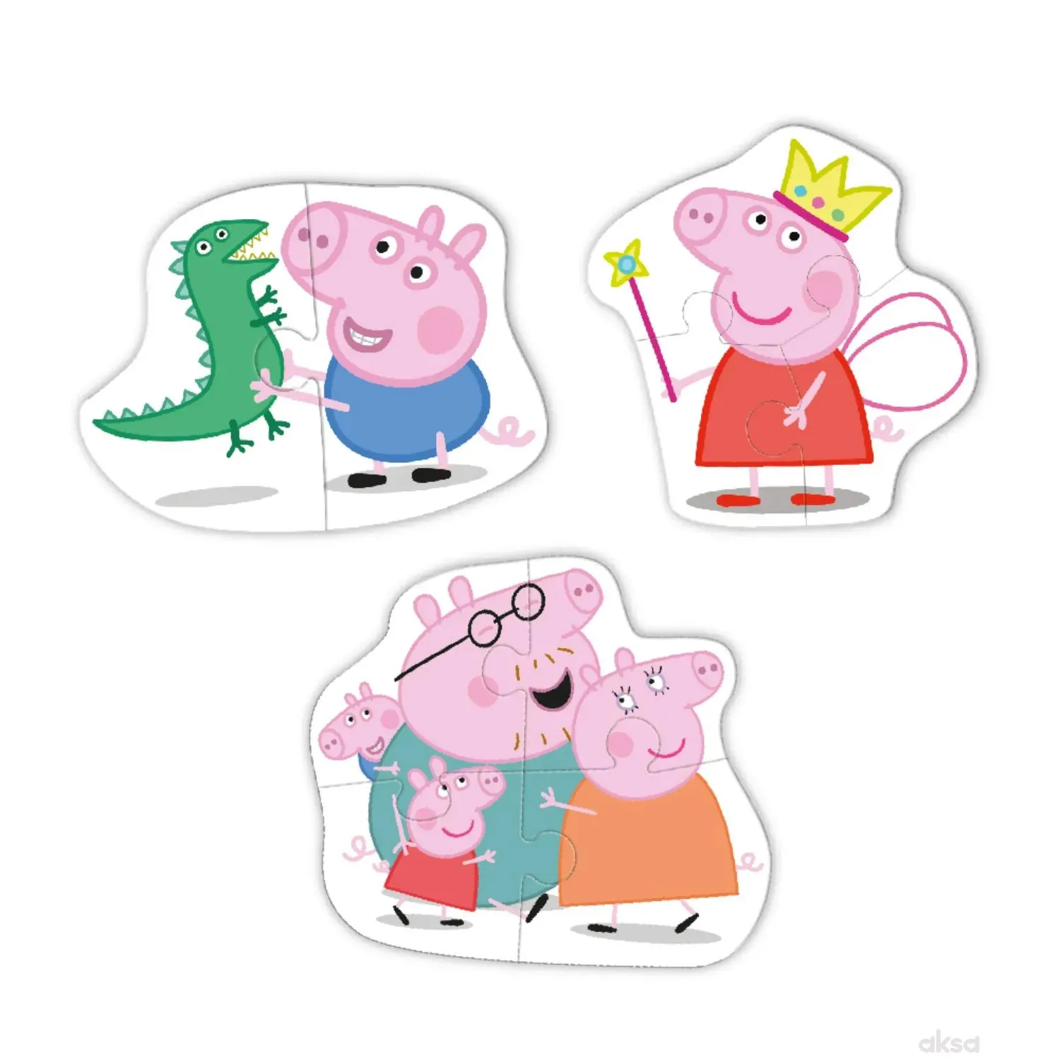 Dodo puzzle Peppa prase 3u1 338
