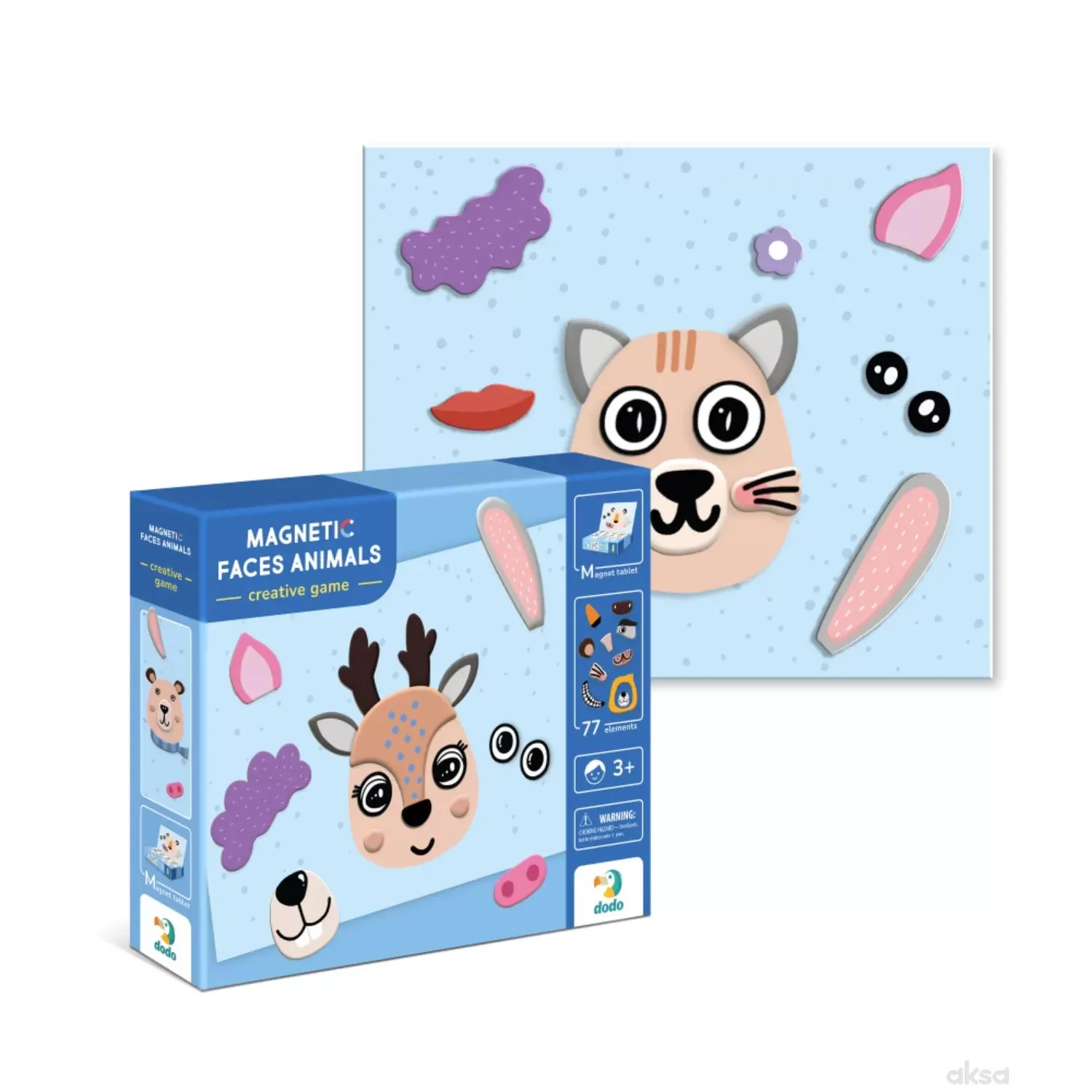 Dodo magnetne puzzle životinje