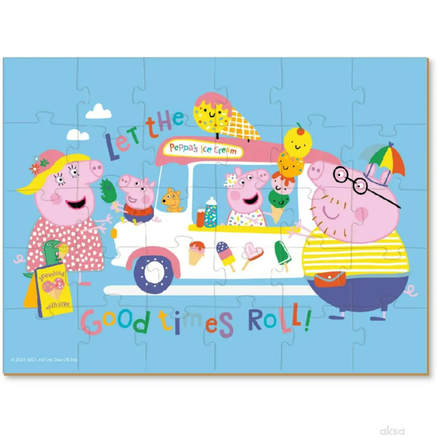 Dodo puzzle Peppa prase putovanje, 30 komada 