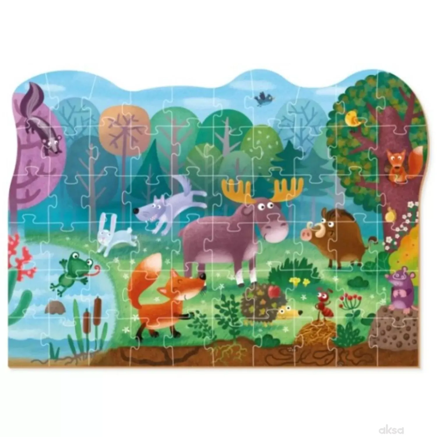 Dodo puzzle čudesne šumske životinje, 60 komada