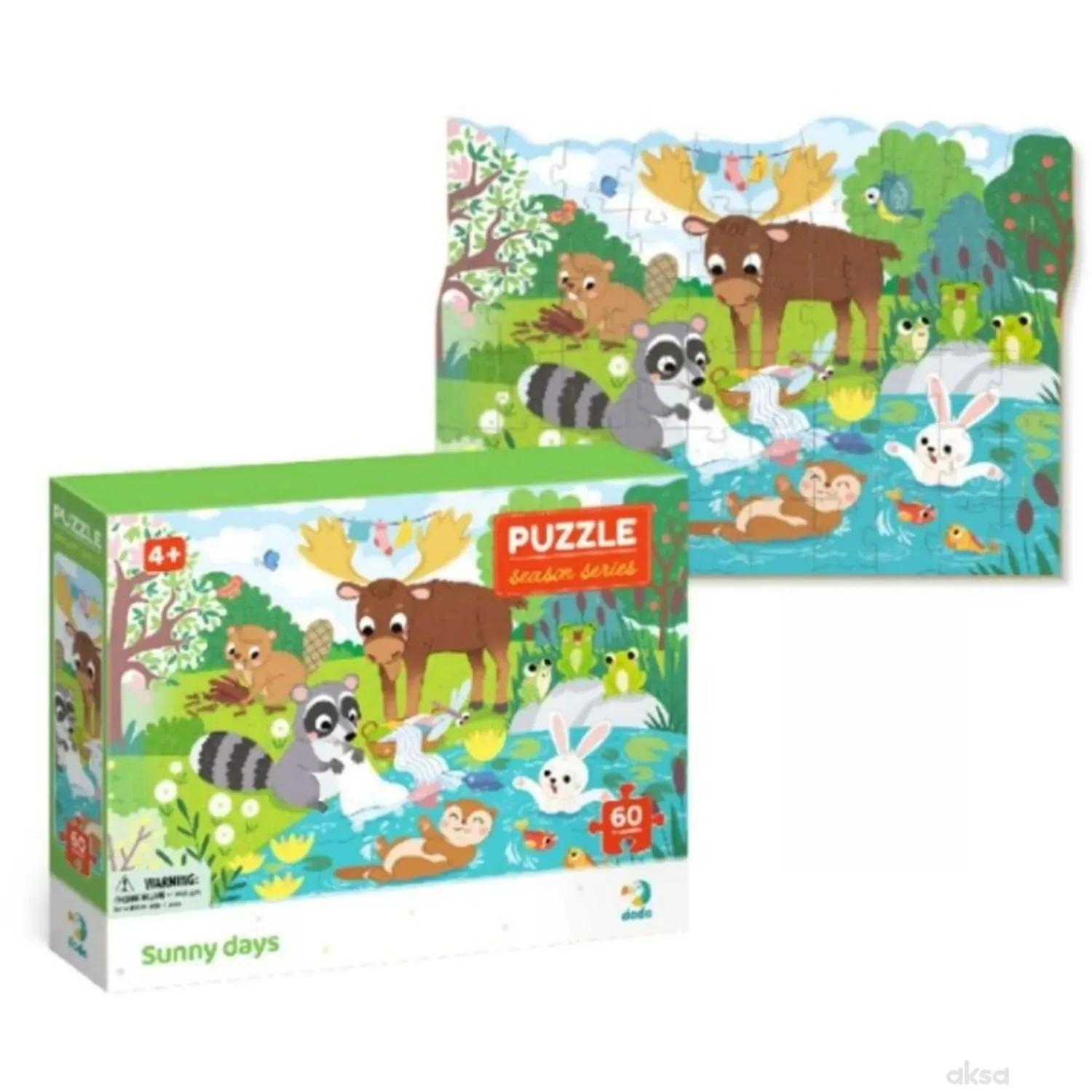 Dodo puzzle sunčani dani, 60 komada