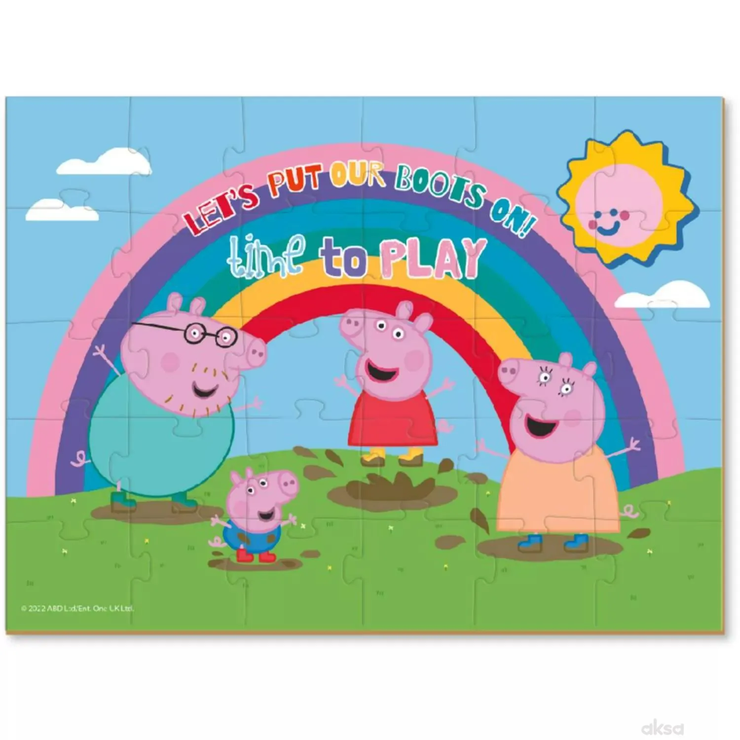 Dodo puzzle Peppa prase, duga 60 komada 