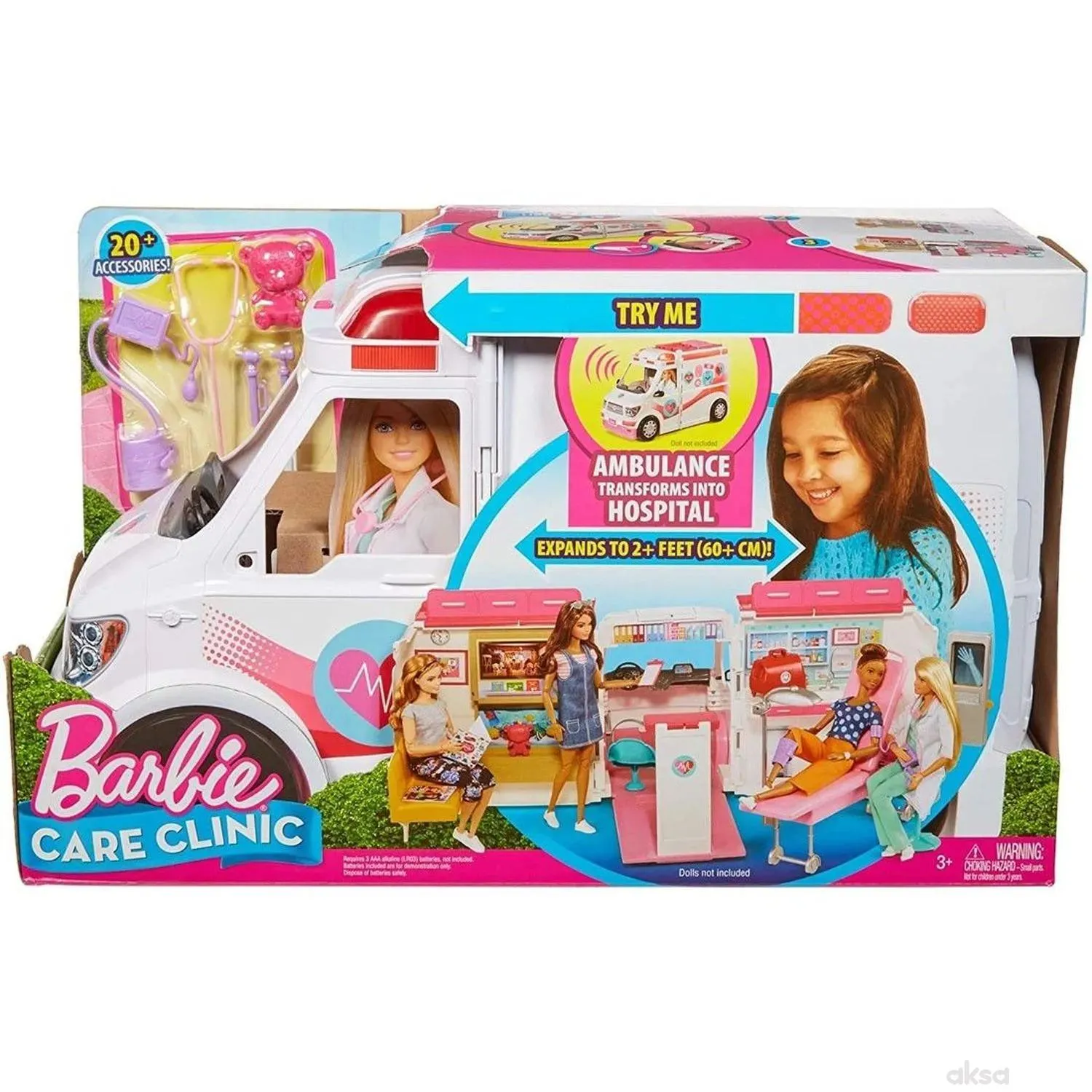 Barbie set auto klinika