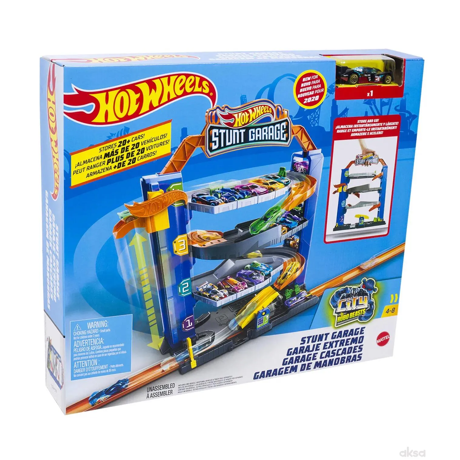 HW city stunt garaža 