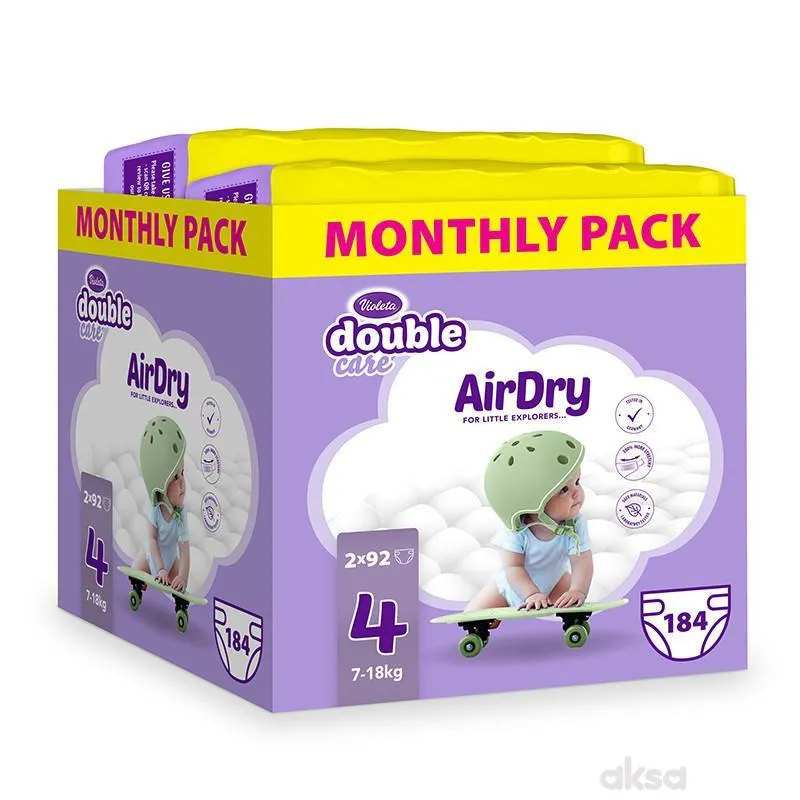 Violeta pelene DC Maxi Air Dry 4 Maxi 7-18kg 92kom