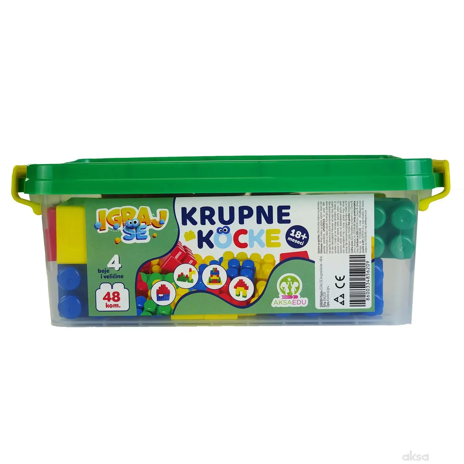 Igraj se krupne kocke - 48 el.