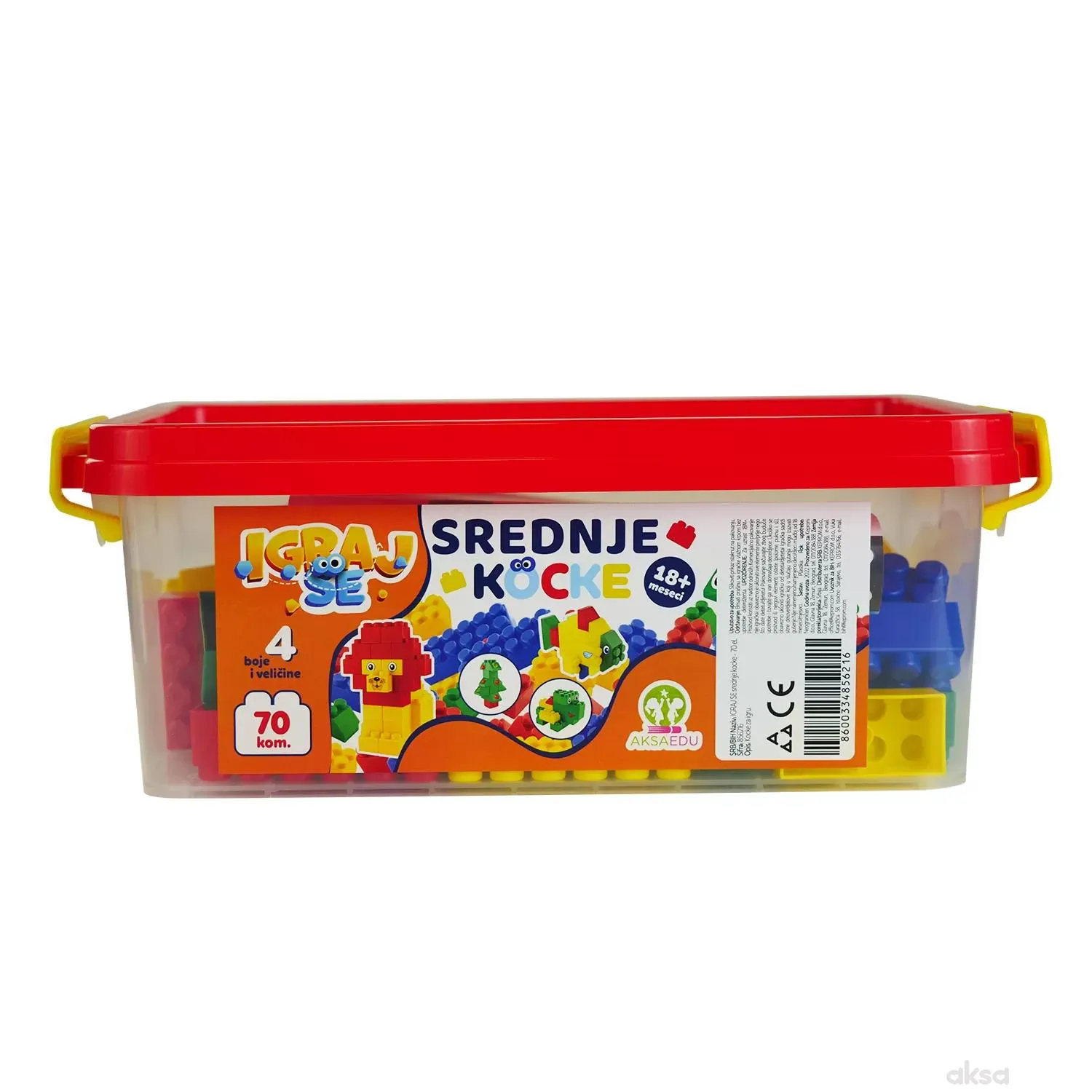 Igraj se srednje kocke - 70 el.