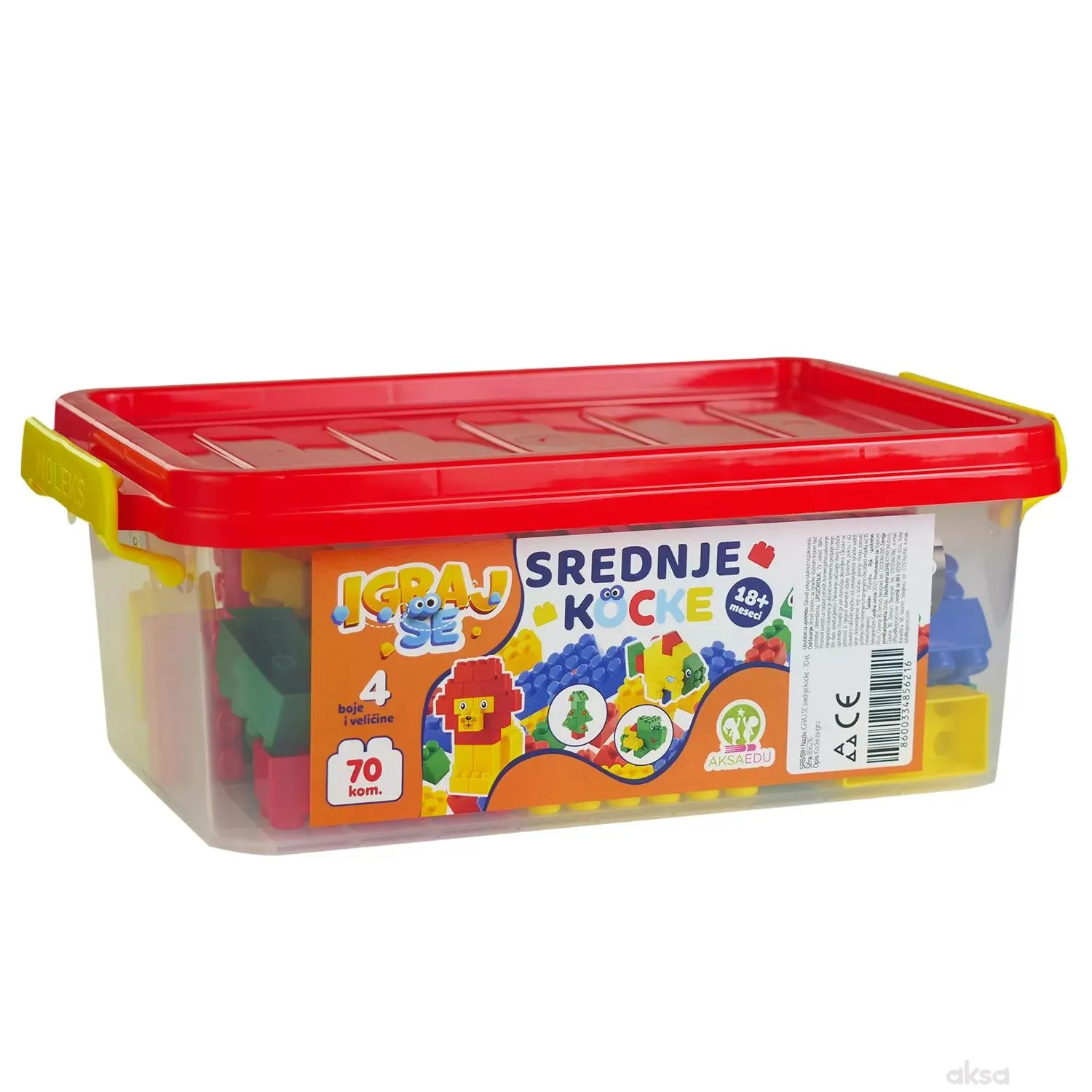 Igraj se srednje kocke - 70 el.