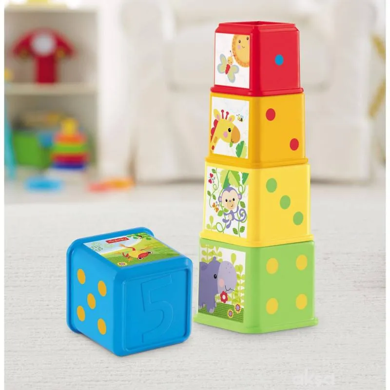Fisher-price FP kocke sa slikama za ređanje