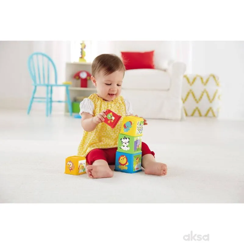 Fisher-price FP kocke sa slikama za ređanje