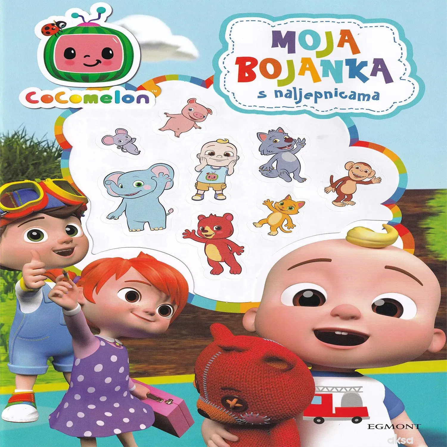 Cocomelon - Moja bojanka s naljepnicama