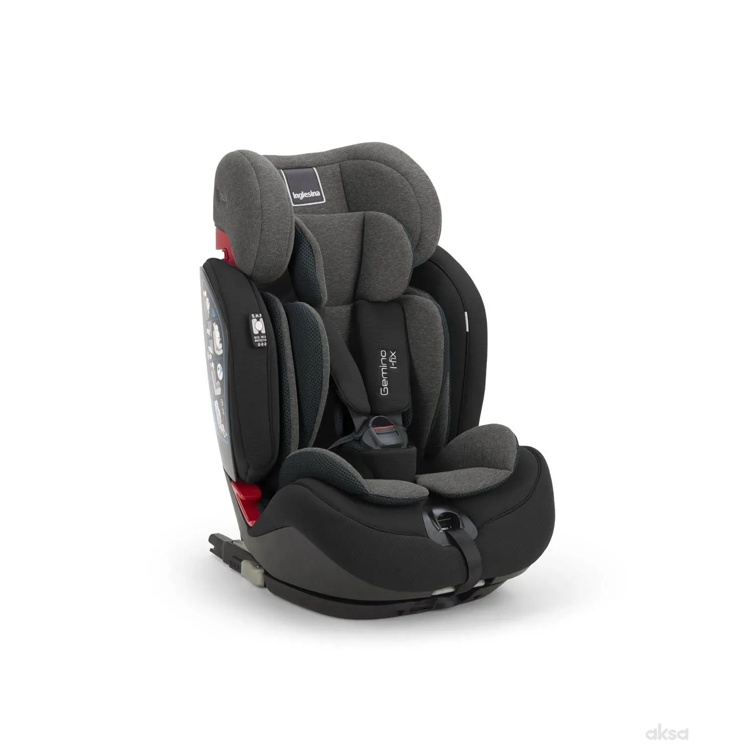 Inglesina a-s Gemino i-Fix 1/2/3 9-36kg,Vulcan Bla