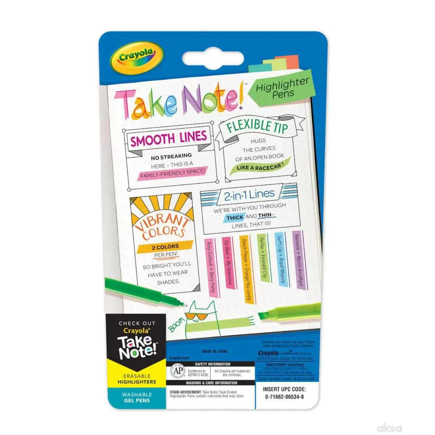 HMX Crayola Svetlucave olovke 256503.024 x6