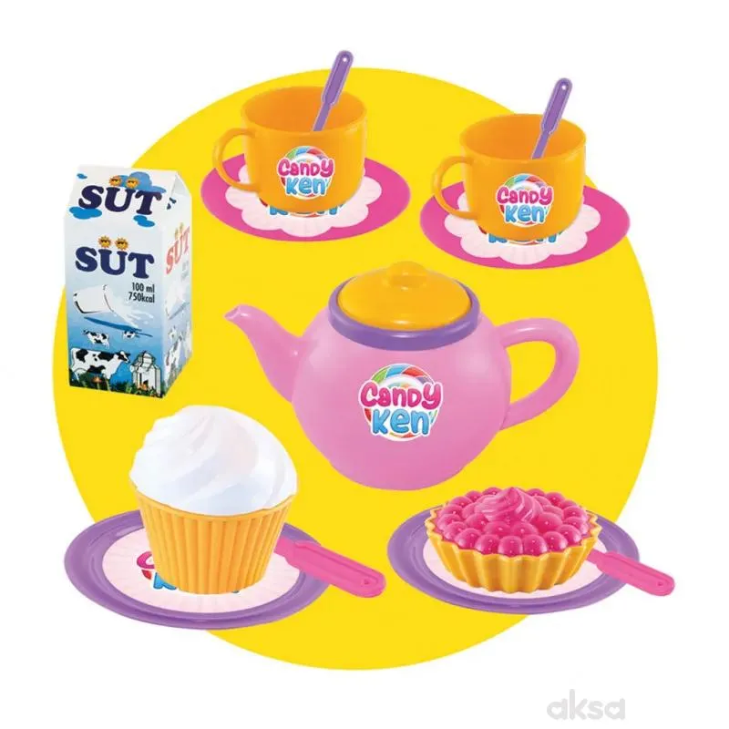 Set za čaj kolica 14pcs