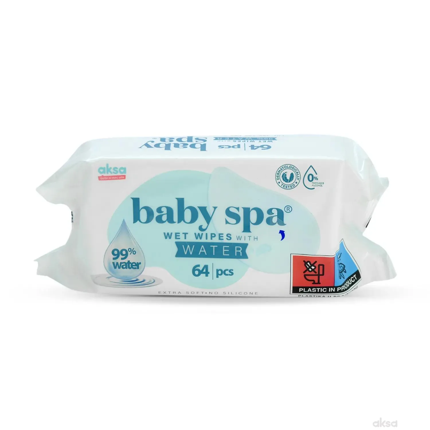 Baby Spa vlažne maramice 99%water 64kom 