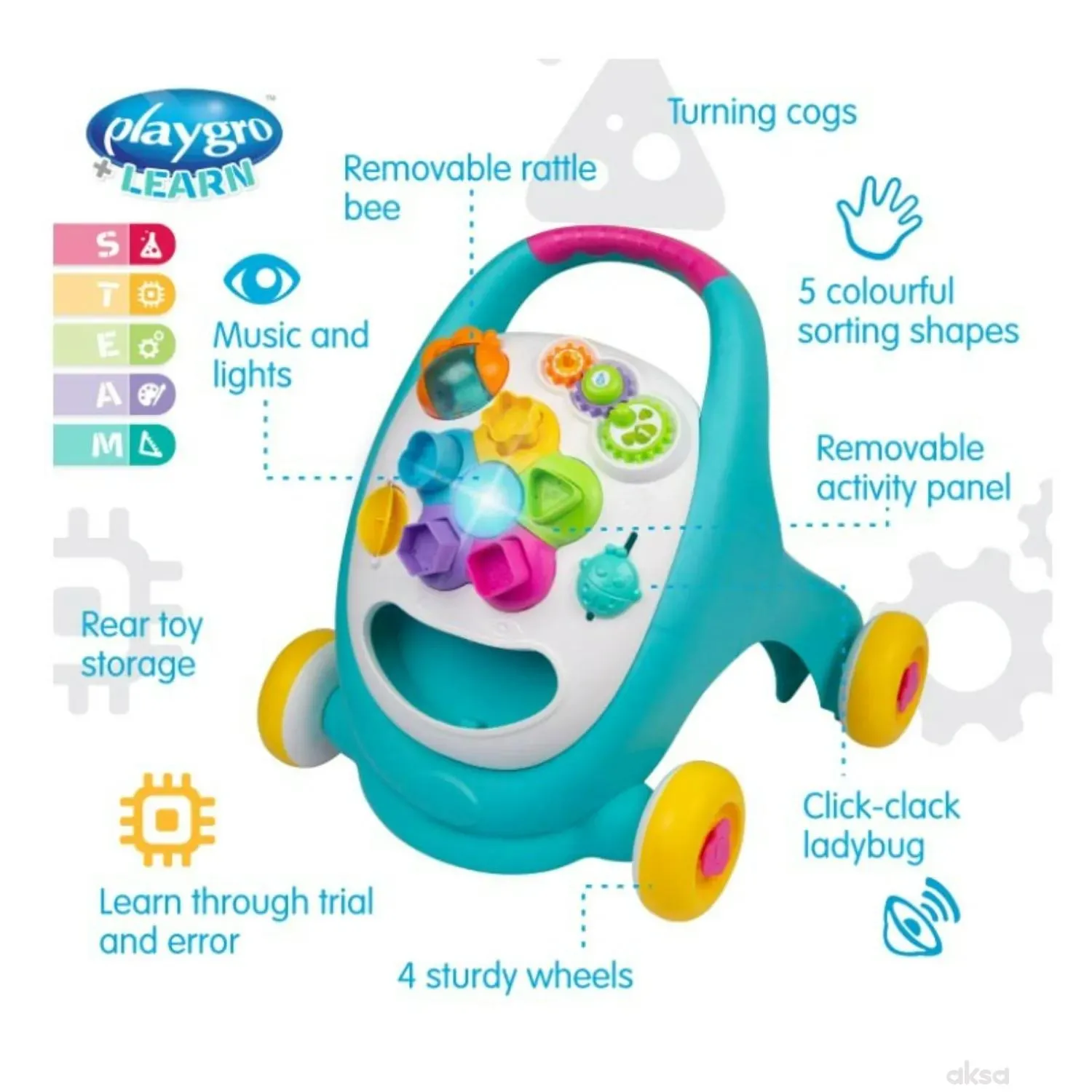 Playgro muzička guralica za decu