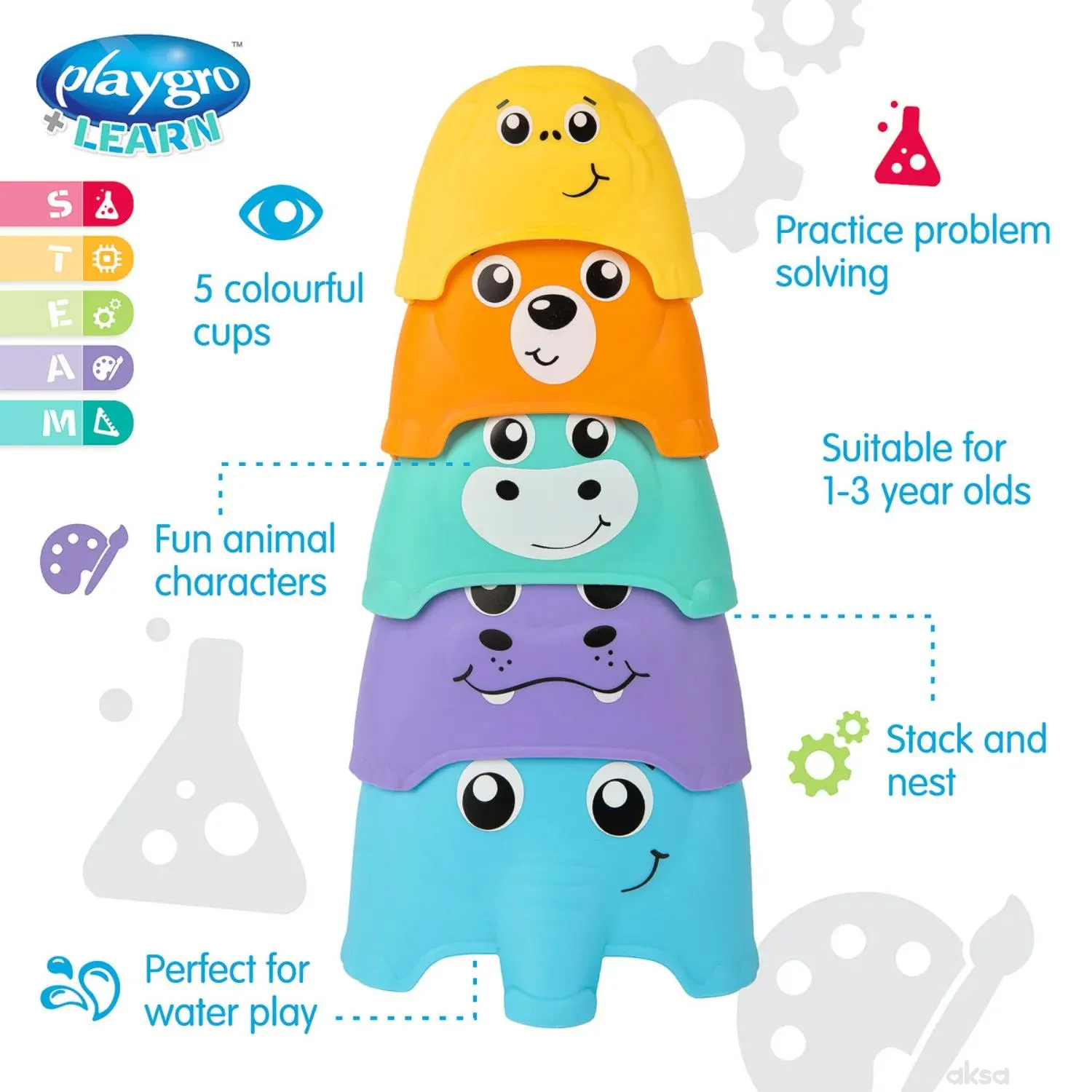 Playgro kupovi za slaganje sa likom životinja