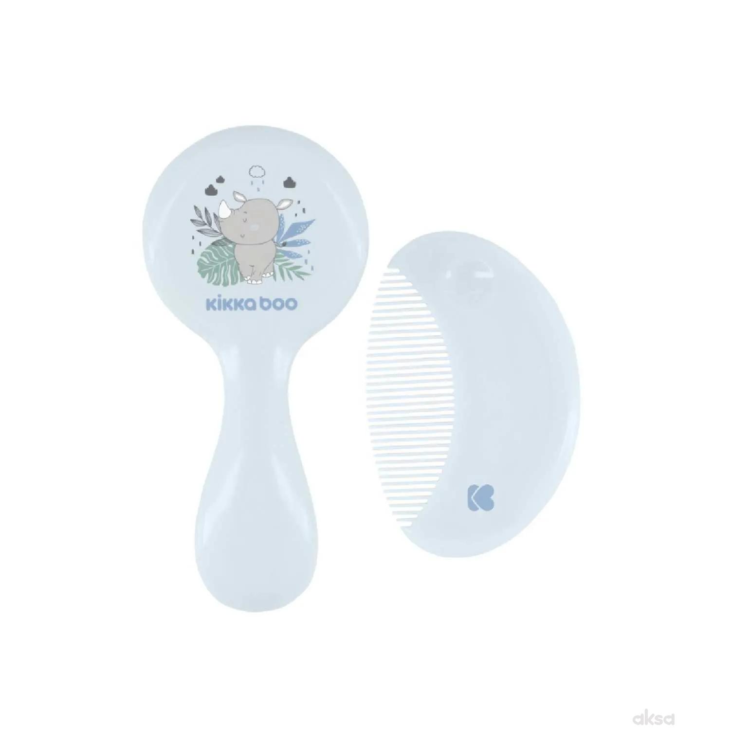 Kikka boo četka češalj prirodna dlaka savanna blue 