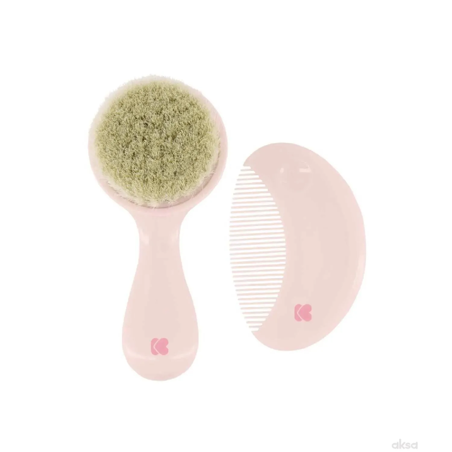 Kikka boo četka češalj prirodna dlaka,savanna pink