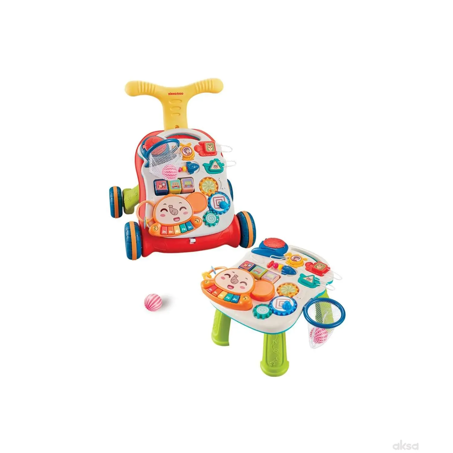 Kikka boo prohodalica 3u1 play&grow,red