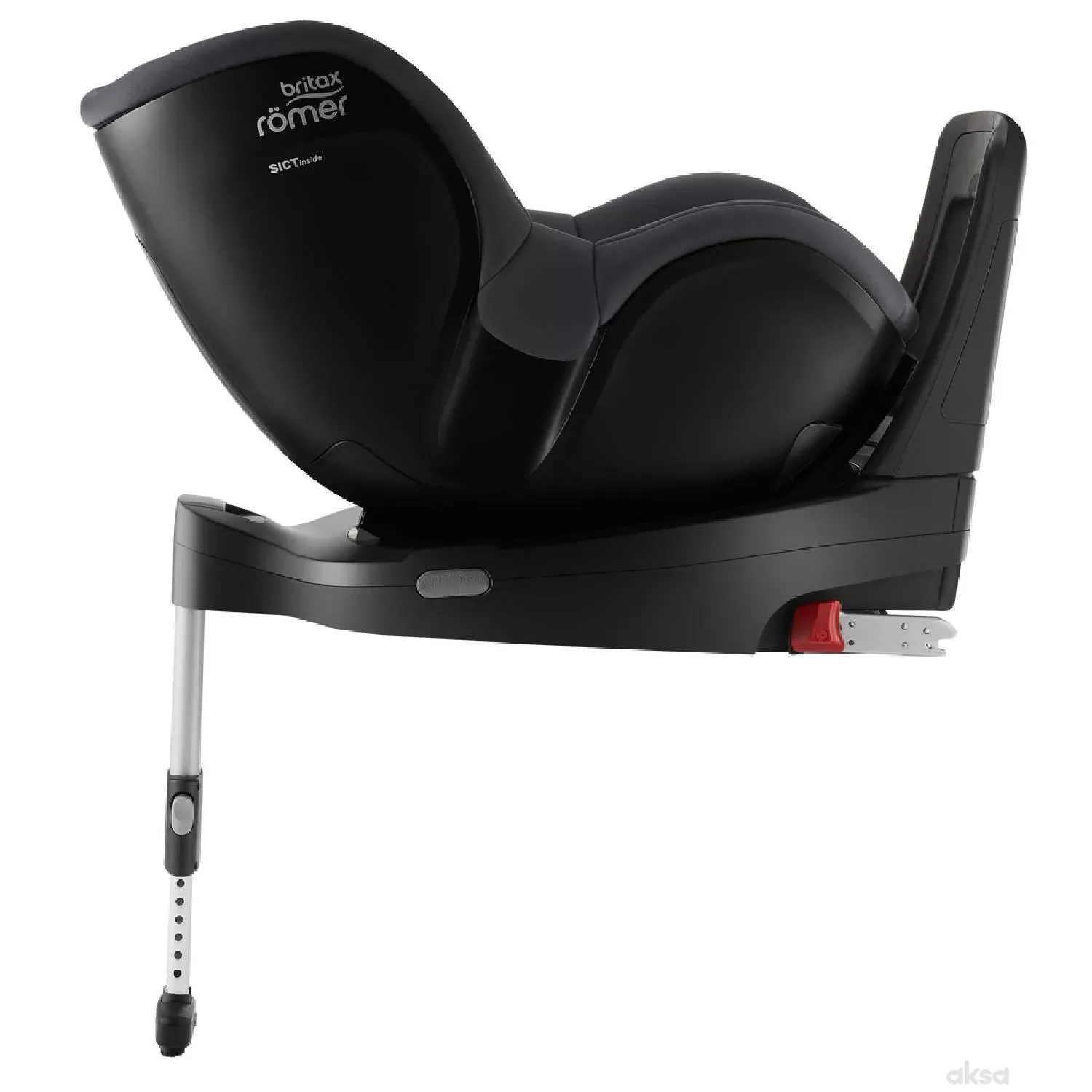 Britax Romer a-s DualFix i-Size (40-105cm),MidGrey 