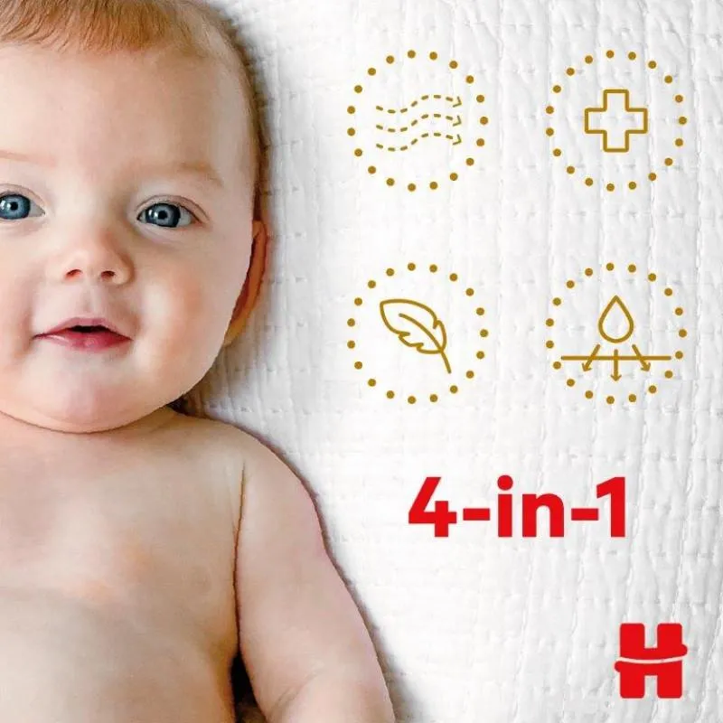 Huggies pelene esoft newborn 2-5kg 26kom
