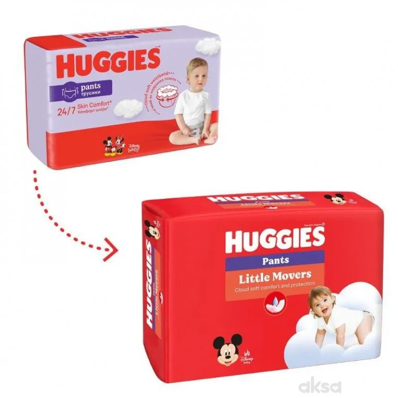 Huggies pelene pants jumbo 5 12-17kg 34kom