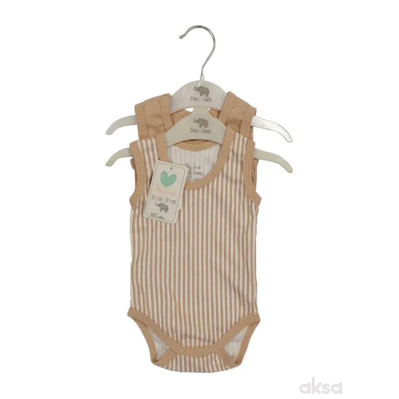Pom Pom bodi set 2/1, unisex 