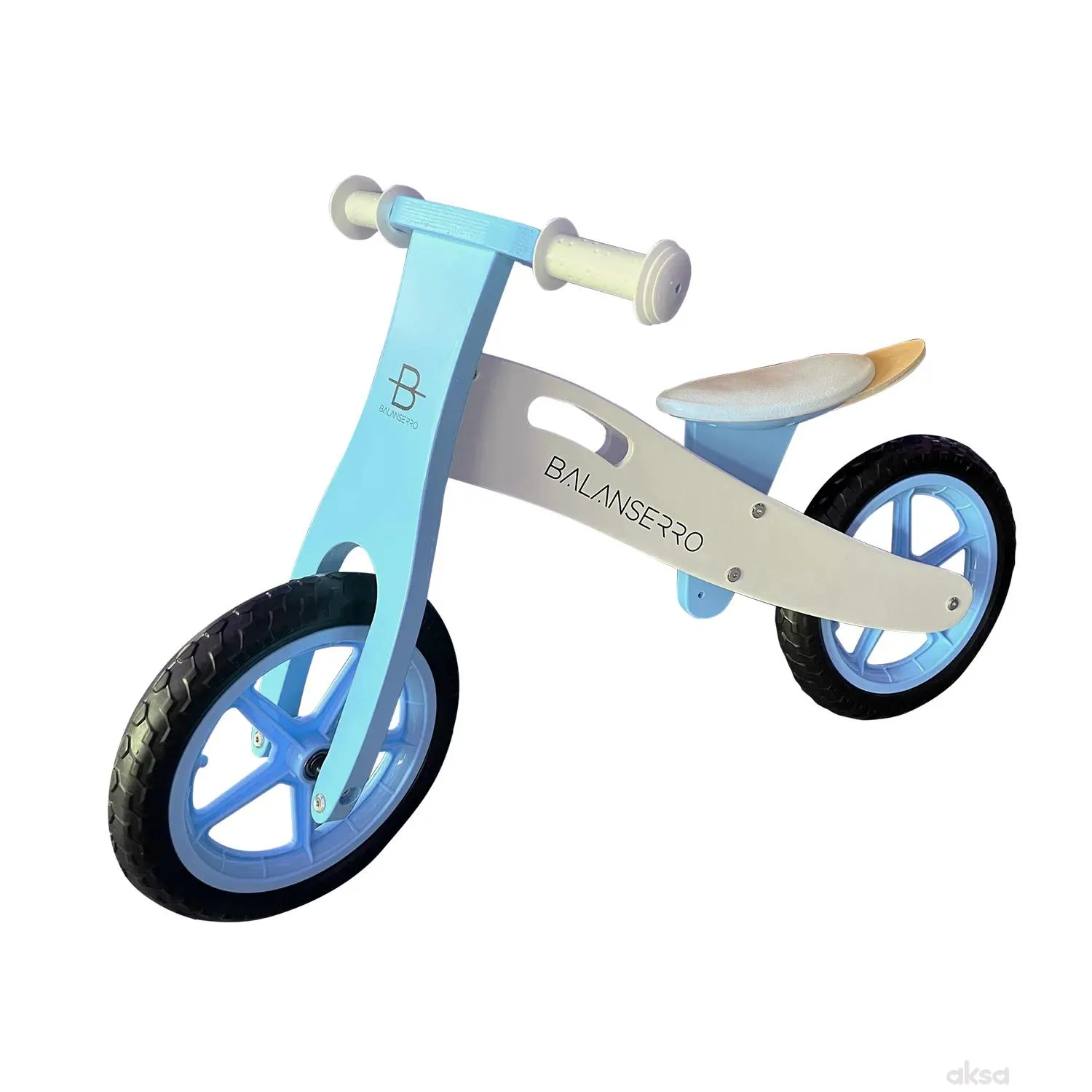 Troty drveni balance bike plavi 