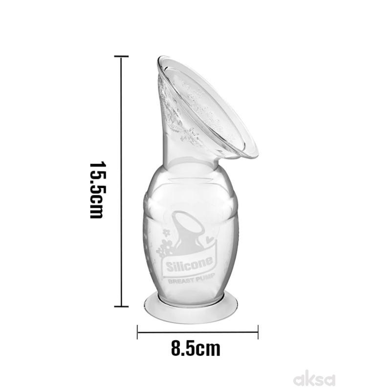 Haakaa silikonska pumpica za izmlazanje mleka100ml 