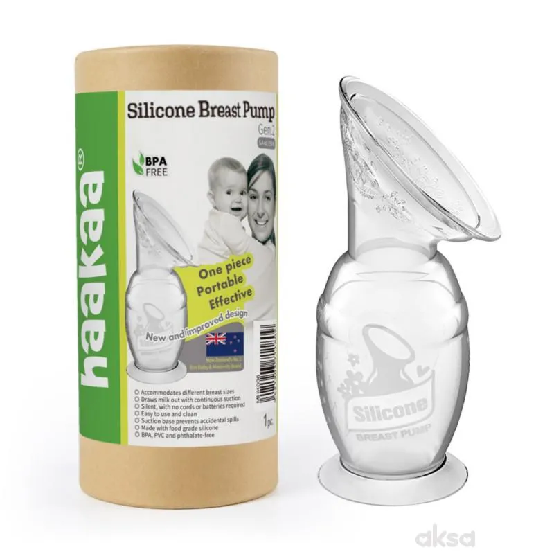 Haakaa silikonska pumpica za izmlazanje mleka100ml 