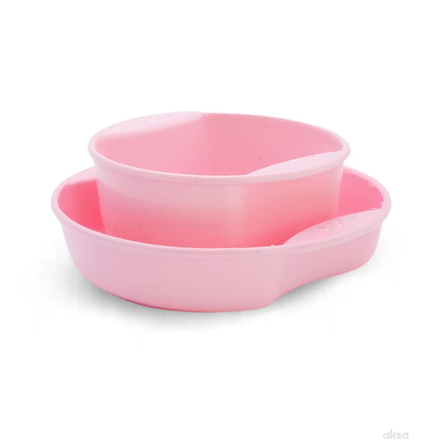 Baby Chef set tanjir i činija,roze 