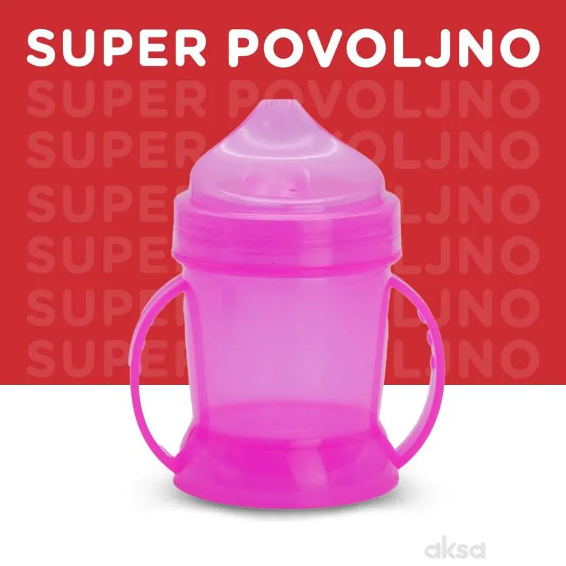 Baby Chef šolja sa ručkom,roze