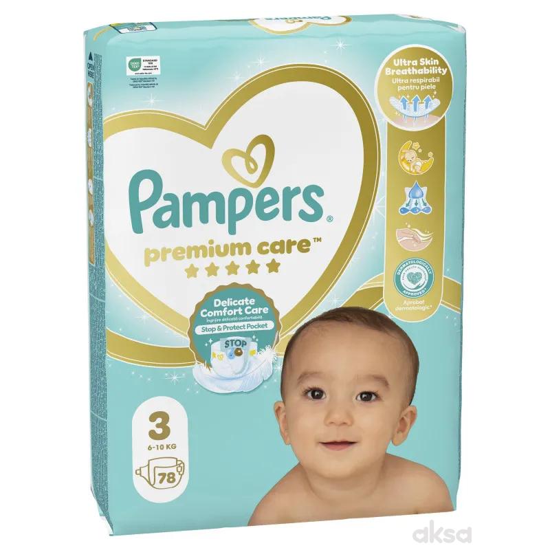 Pampers premium pants pelene JP S3 3-6kg 78kom 