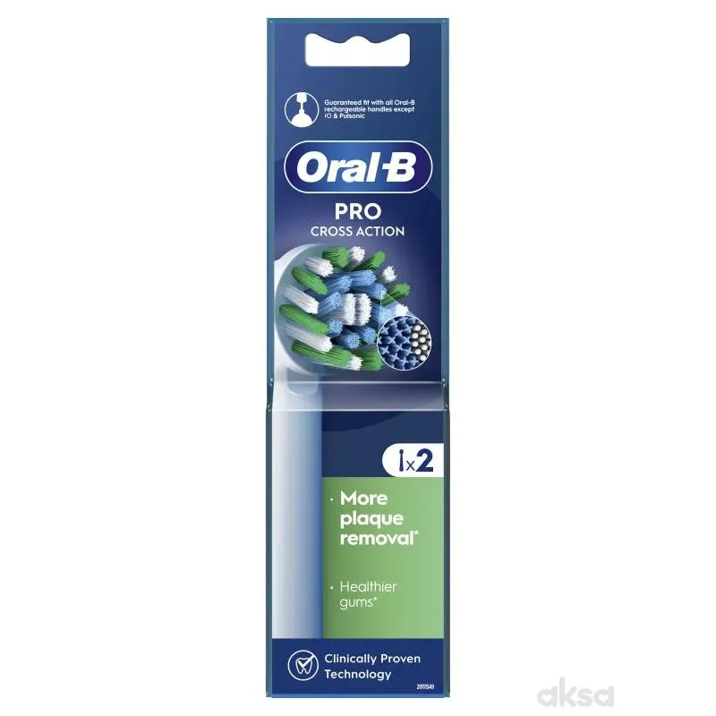 Oral B ulož za elek.Čet.za zube Cros Act.White2kom 