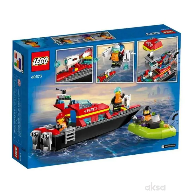 Lego City Fire Rescue Boat 