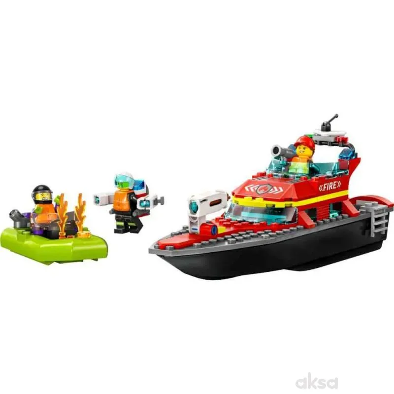 Lego City Fire Rescue Boat 